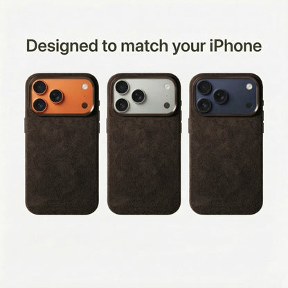 iPhone 17 Pro - Alcantara Case - Chocolate Brown