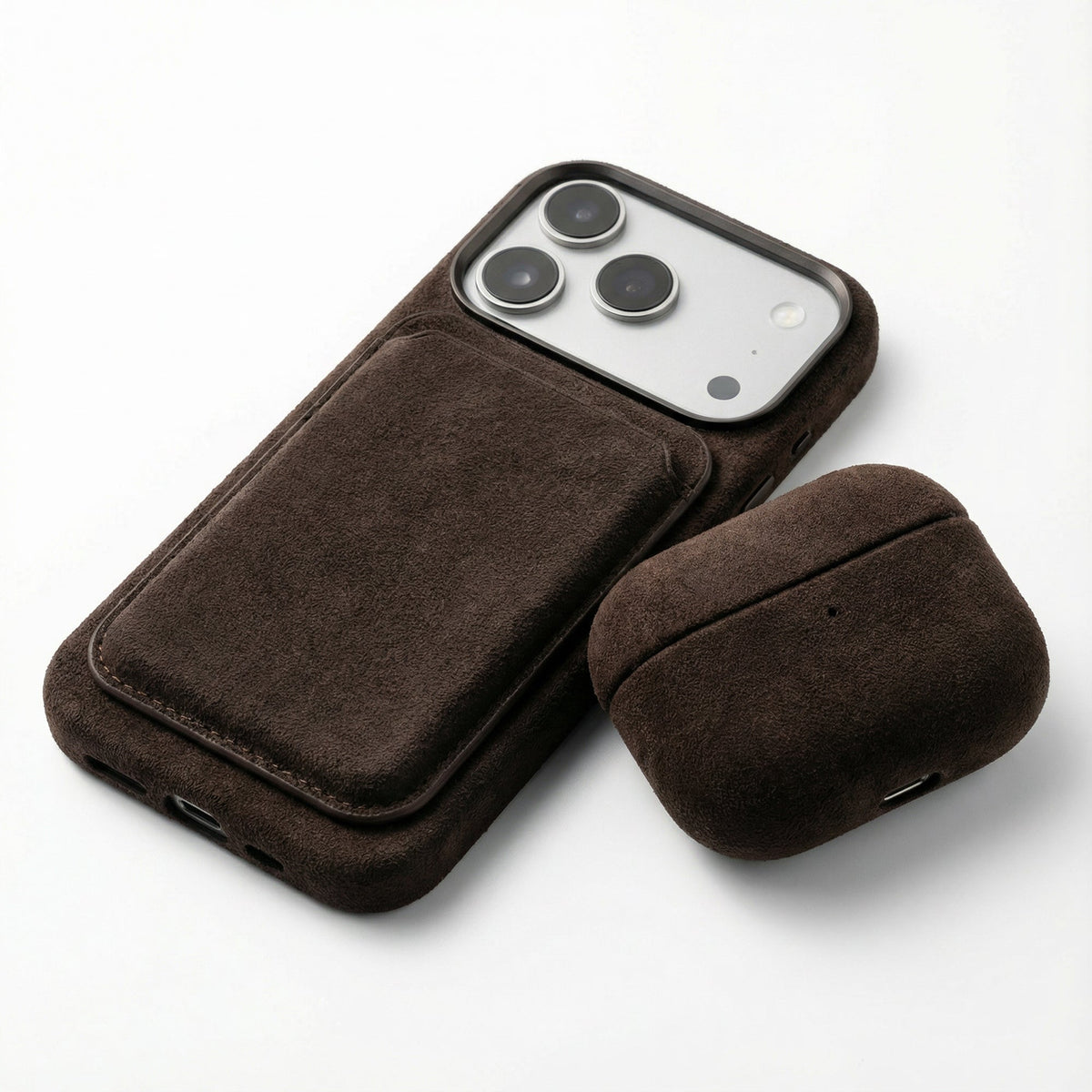iPhone 17 Pro - Alcantara Case - Chocolate Brown