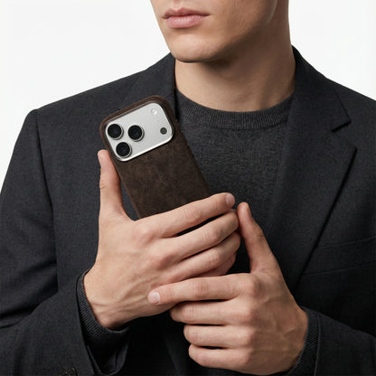 iPhone 17 Pro Max - Alcantara Case - Chocolate Brown