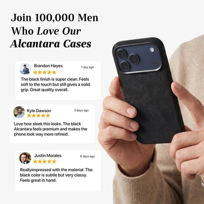 iPhone 17 Pro - Alcantara Case - Deep Black