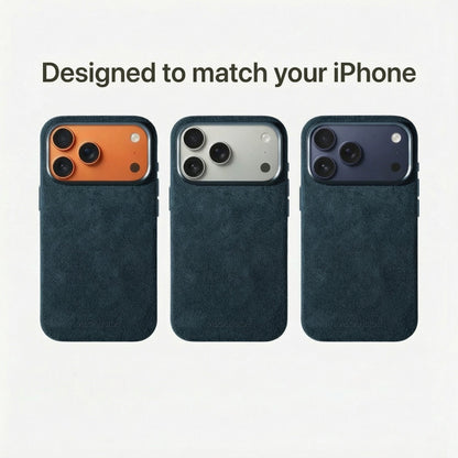 iPhone 17 Pro - Alcantara Case - Navy Blue