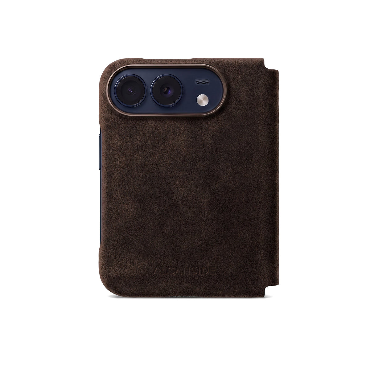 iPhone Duo - Alcantara Case - Chocolate Brown