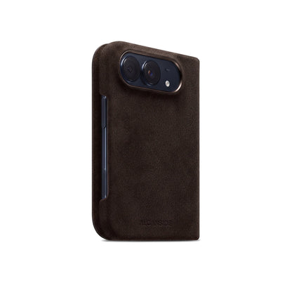 iPhone Duo - Alcantara Case - Chocolate Brown