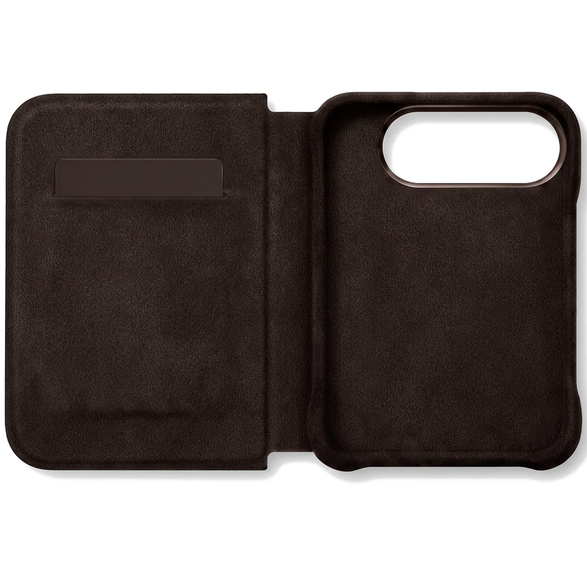 iPhone Duo - Alcantara Case - Chocolate Brown