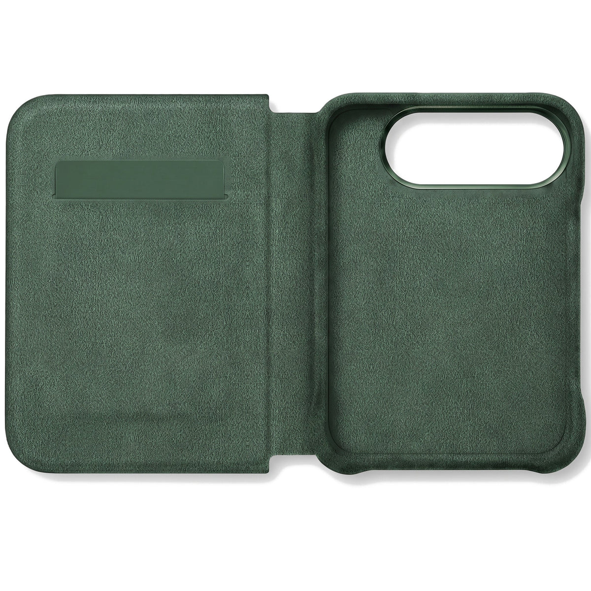iPhone Duo - Alcantara Case - Midnight Green