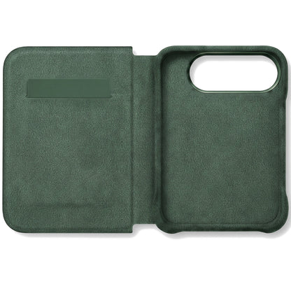 iPhone Duo - Alcantara Case - Midnight Green