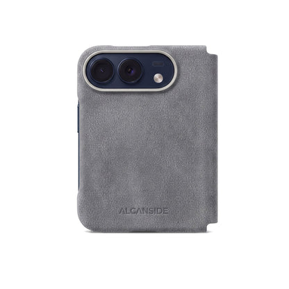 iPhone Duo - Alcantara Case - Nardo Gray