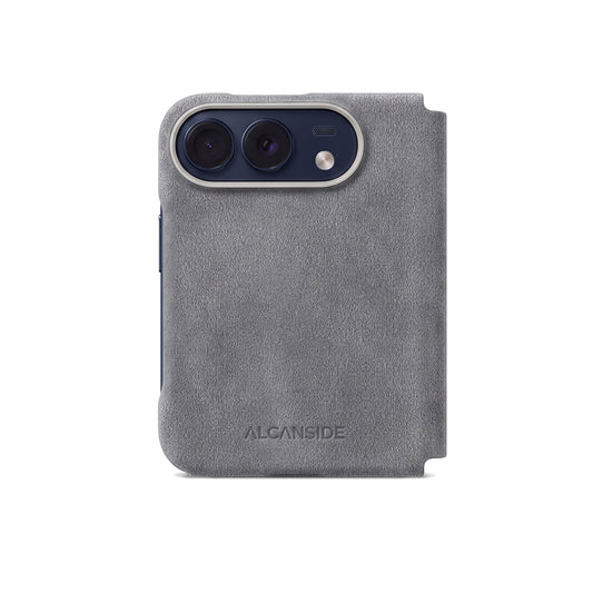 iPhone Duo - Alcantara Case - Nardo Gray