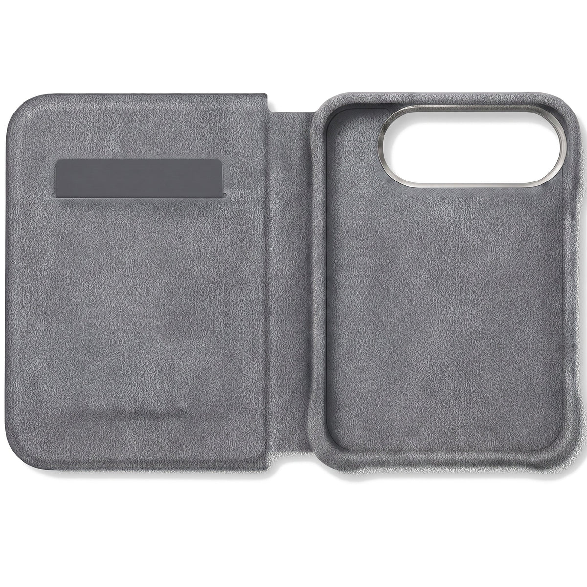 iPhone Duo - Alcantara Case - Nardo Gray