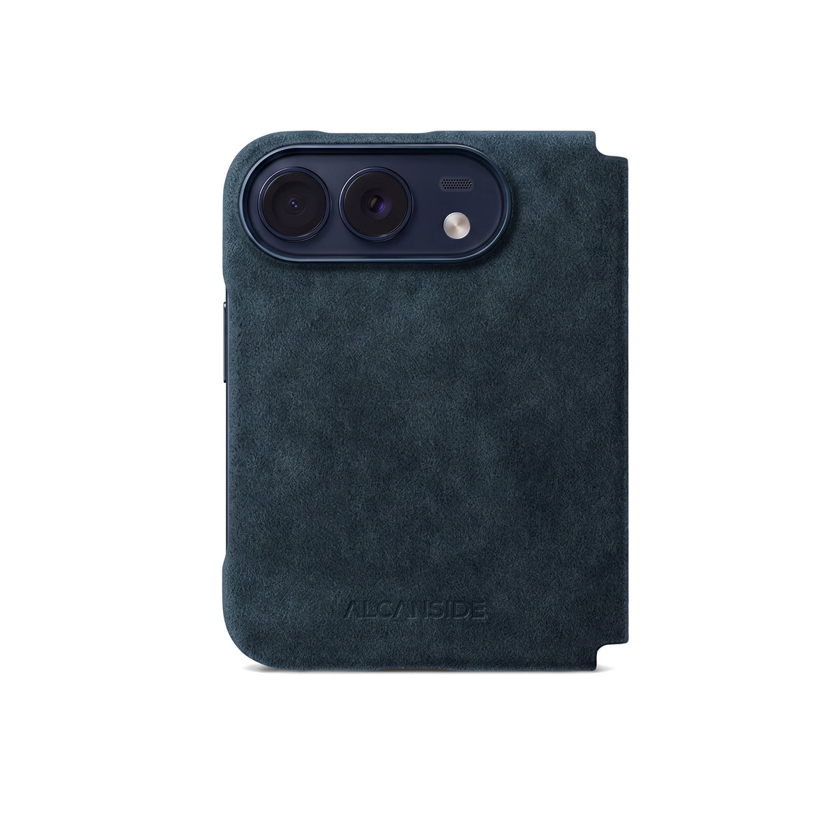 iPhone Duo - Alcantara Case - Navy Blue