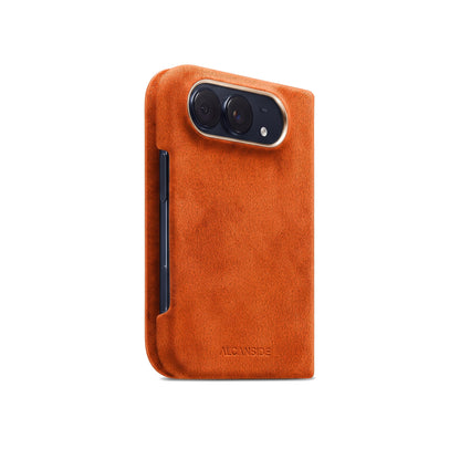 iPhone Duo - Alcantara Case - Orange