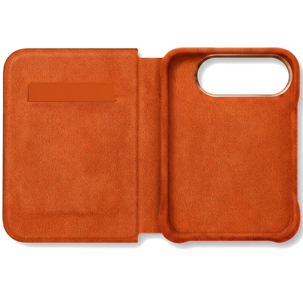 iPhone Duo - Alcantara Case - Orange