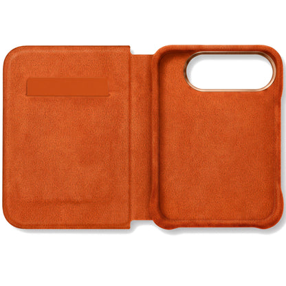 iPhone Duo - Alcantara Case - Orange