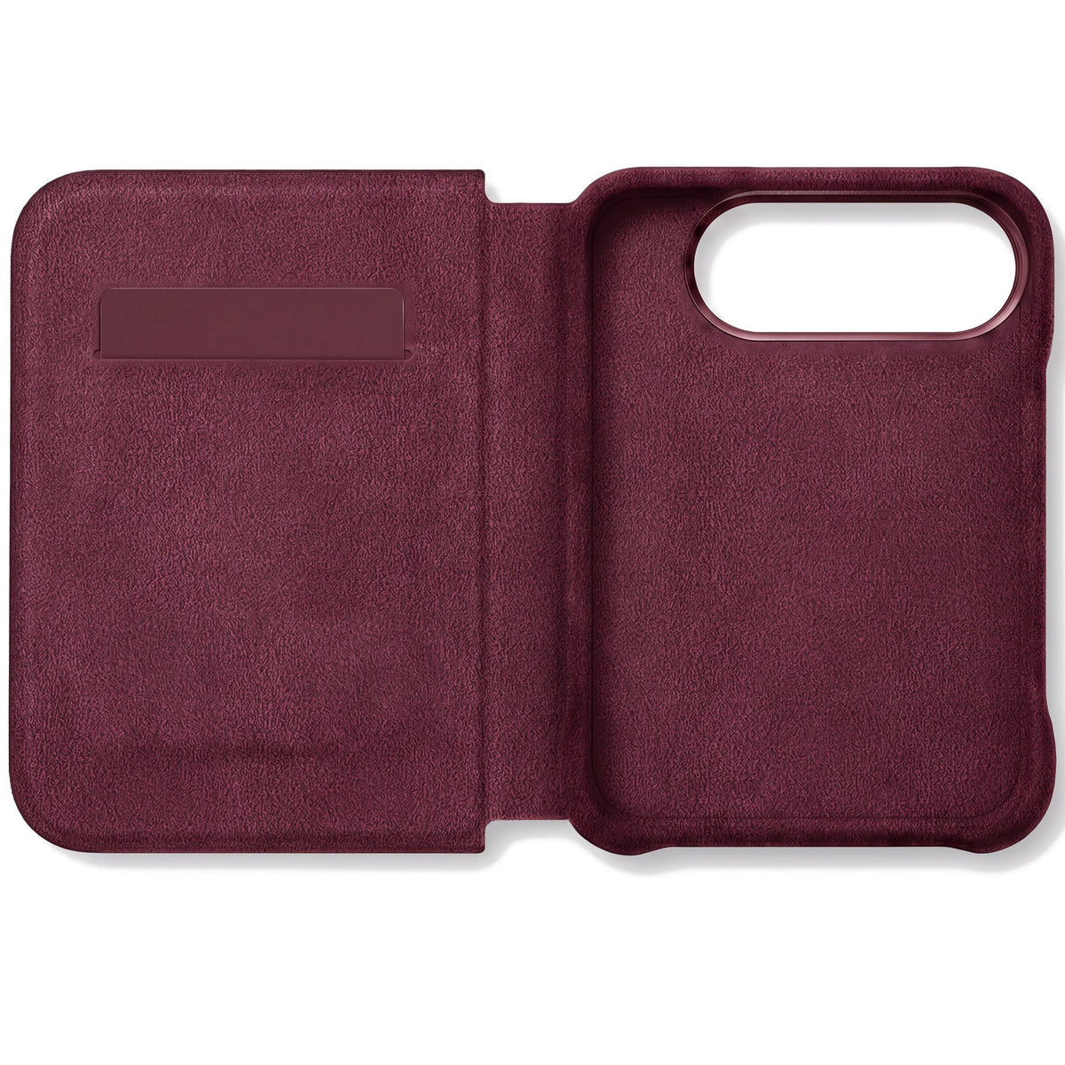 iPhone Duo - Alcantara Case - Wine Red