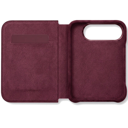 iPhone Duo - Alcantara Case - Wine Red