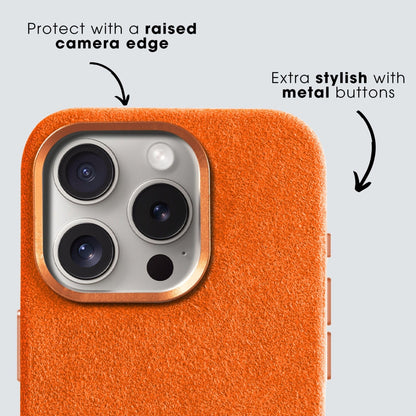 Limited Edition - iPhone 11 - Alcantara Case - Orange