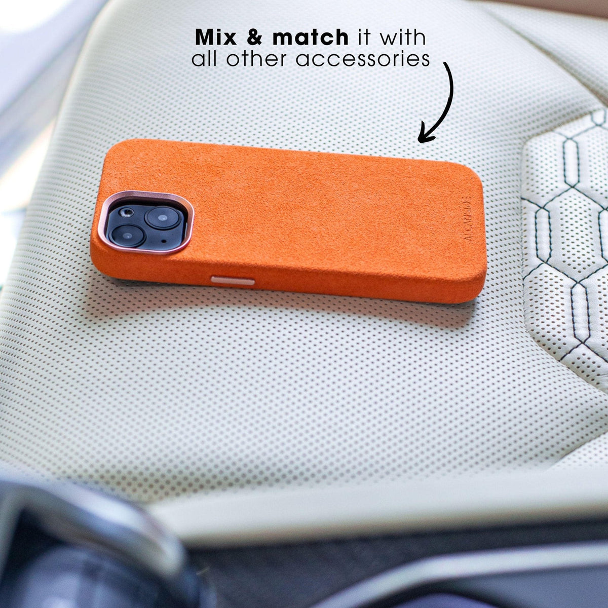 Limited Edition - iPhone X & XS - Alcantara Case - Orange