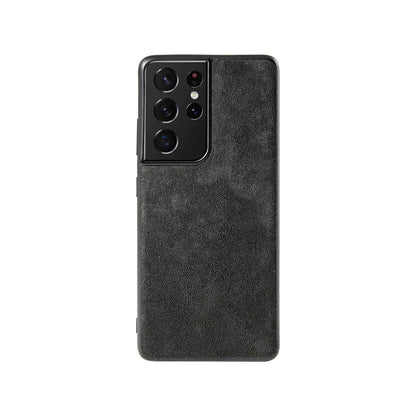 Samsung Galaxy S21 Ultra - Alcantara Back Cover - Space Grey