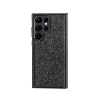 Samsung Galaxy S22 Ultra - Alcantara Back Cover - Space Grey