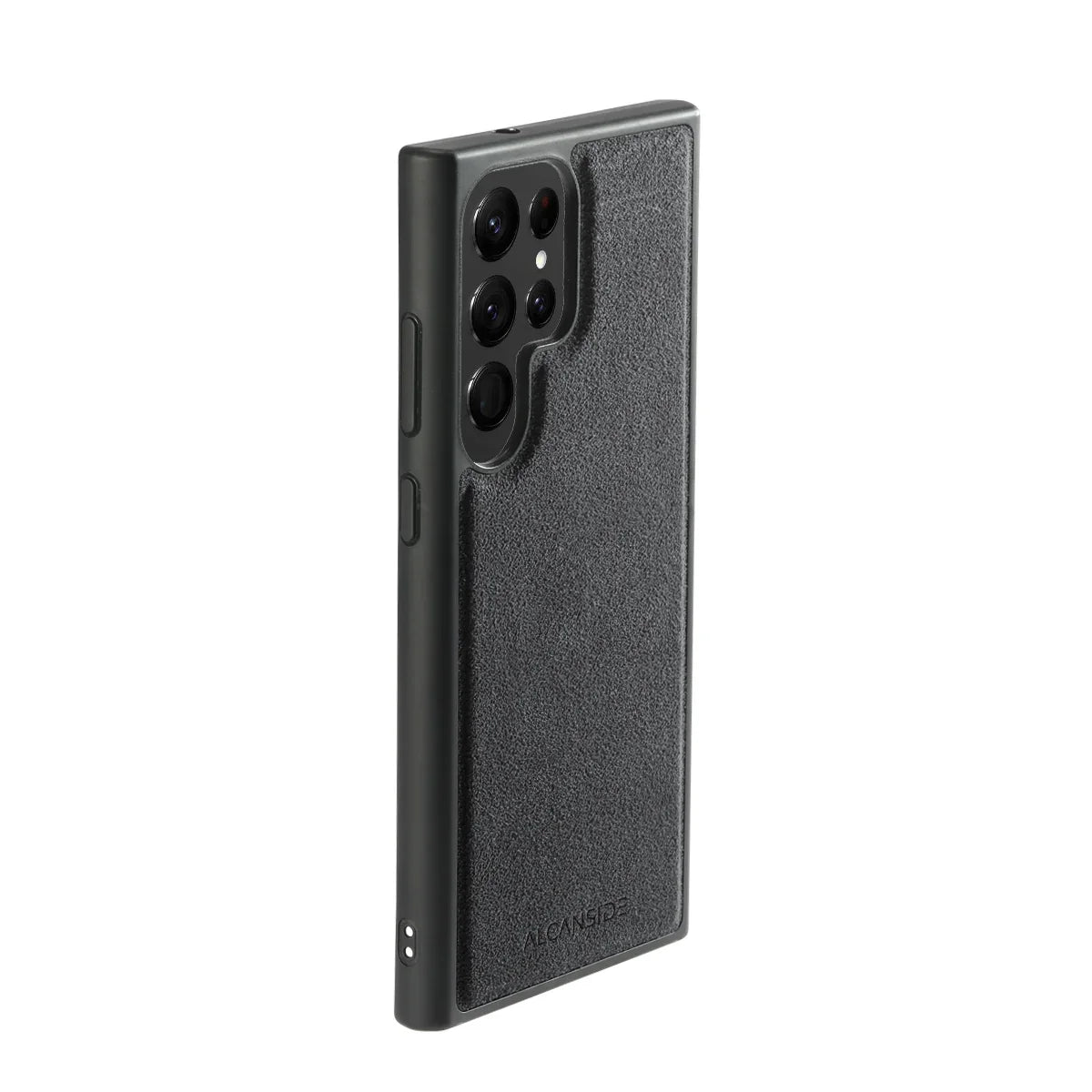 Samsung Galaxy S22 Ultra - Alcantara Back Cover - Space Grey