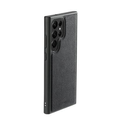 Samsung Galaxy S22 Ultra - Alcantara Back Cover - Space Grey