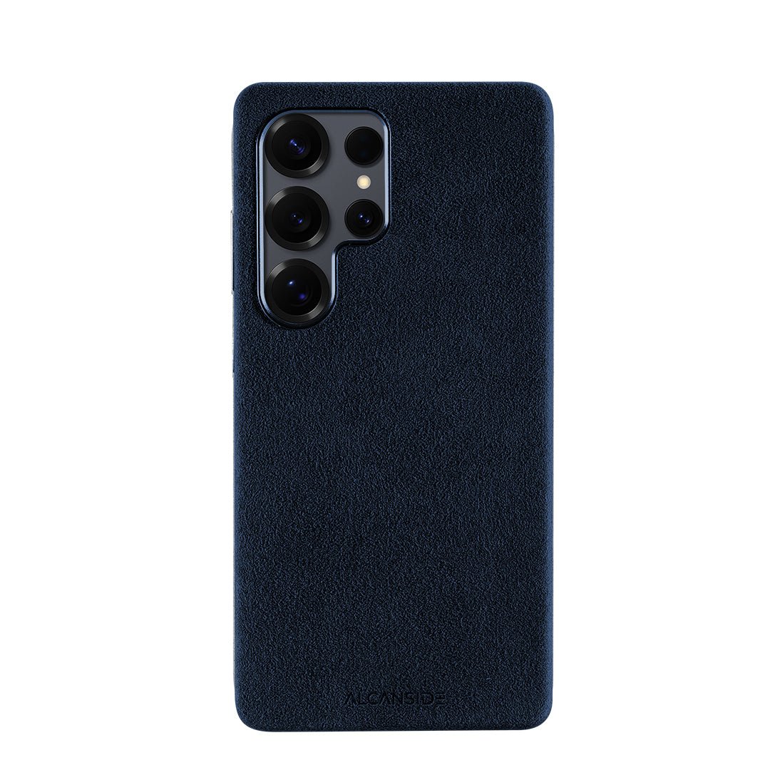 Samsung Galaxy S25 Ultra - Alcantara Case - Navy Blue