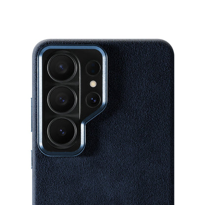 Samsung Galaxy S26 Ultra - Alcantara Case - Navy Blue