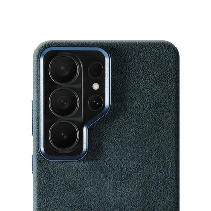 Samsung Galaxy S26 Ultra - Alcantara Case - Navy Blue