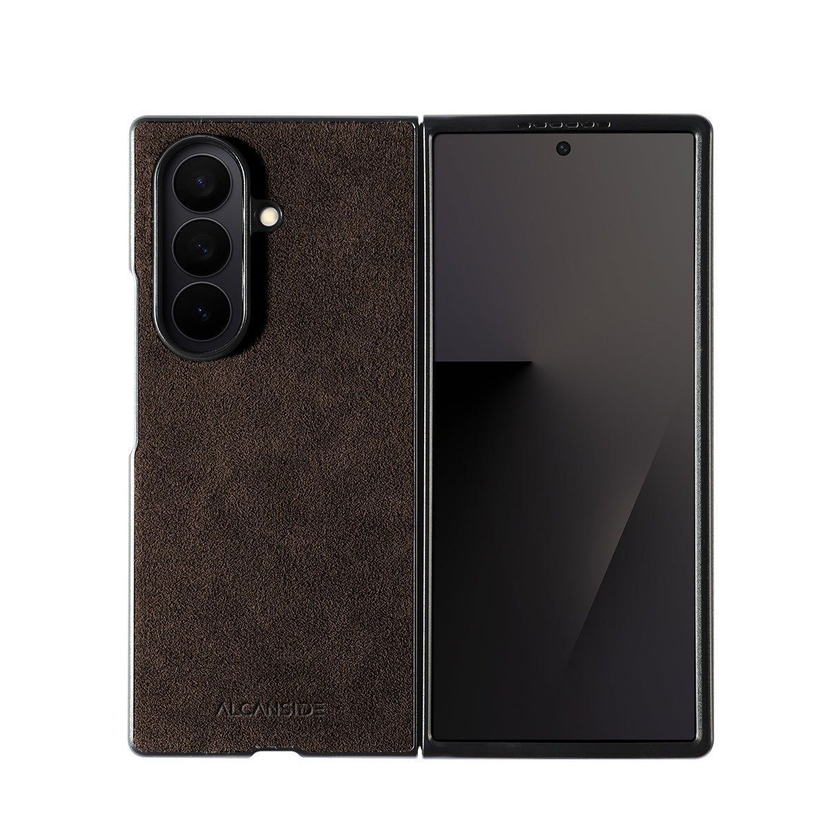 Samsung Galaxy Z Fold 7 - Alcantara Case - Chocolate Brown
