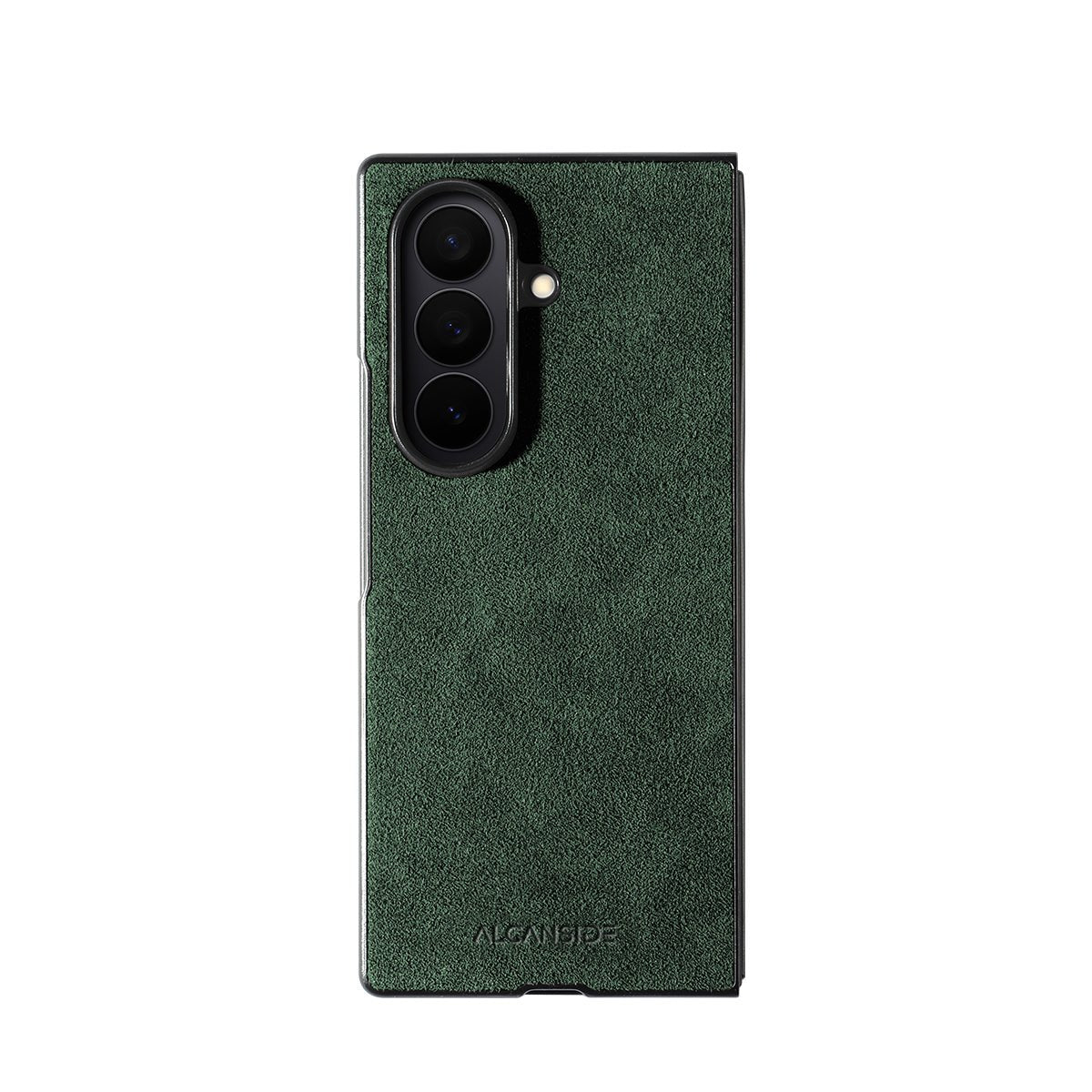 Samsung Galaxy Z Fold 7 - Alcantara Case - Midnight Green