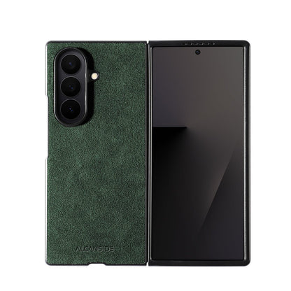 Samsung Galaxy Z Fold 7 - Alcantara Case - Midnight Green