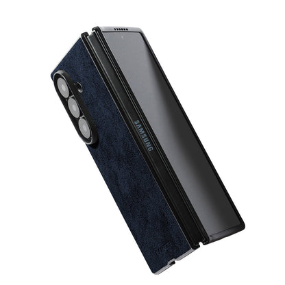 Samsung Galaxy Z Fold 7 - Alcantara Case - Navy Blue
