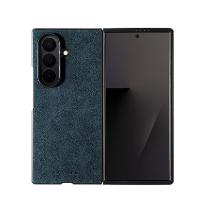 Samsung Galaxy Z Fold 7 - Alcantara Case - Ocean Blue