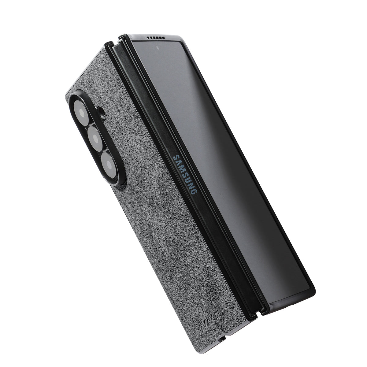 Samsung Galaxy Z Fold 7 - Alcantara Case - Space Grey
