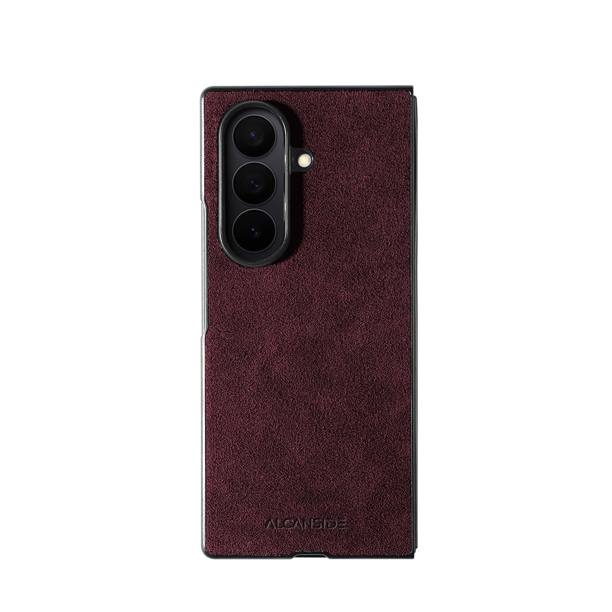 Samsung Galaxy Z Fold 7 - Alcantara Case - Wine Red