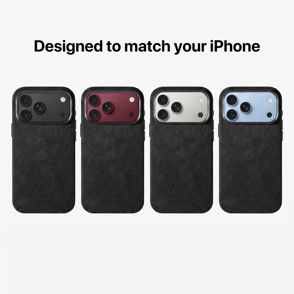 iPhone 18 Pro Max - Alcantara Case - Deep Black
