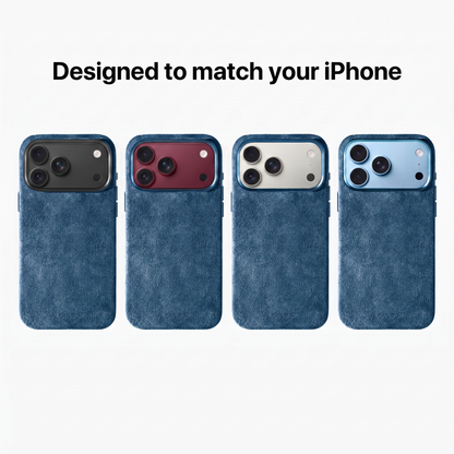 iPhone 18 Pro - Alcantara Case - Ocean Blue